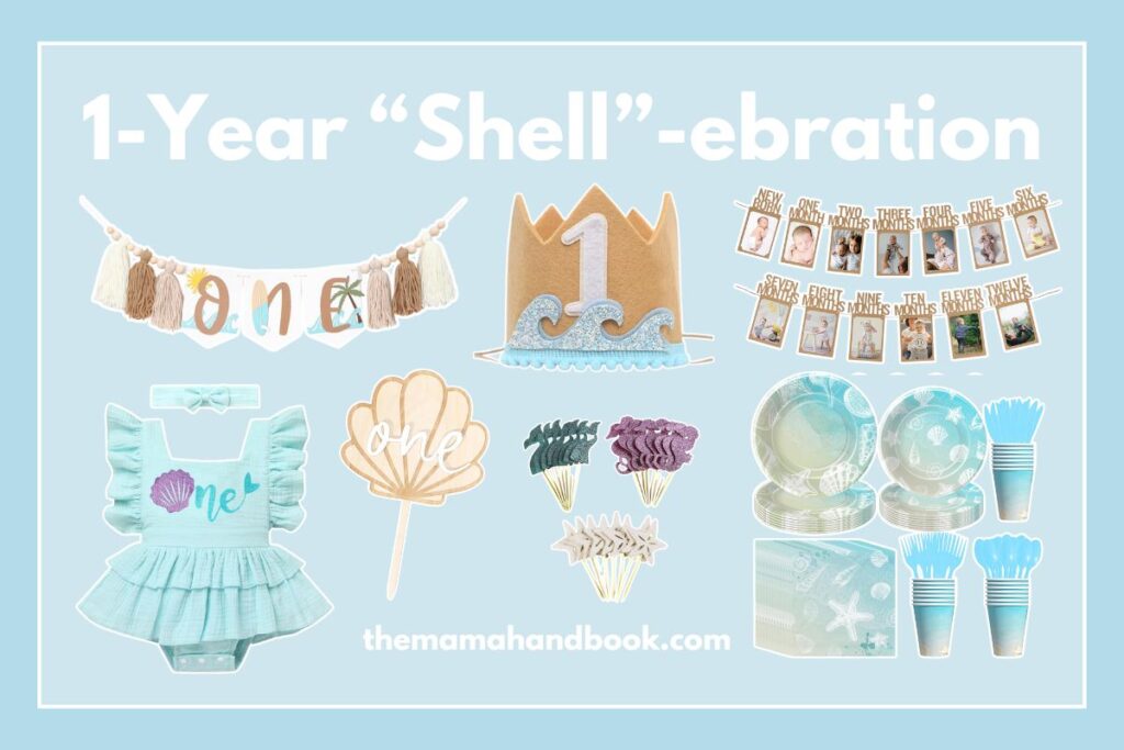 1 year shellebration collage