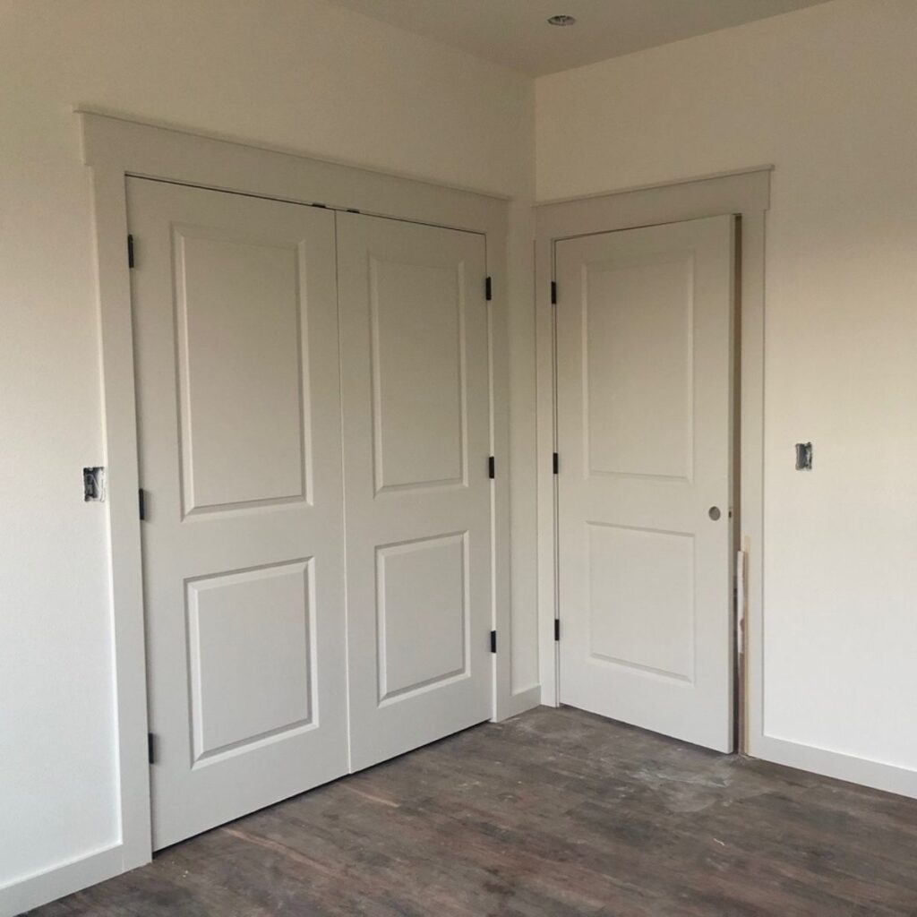 bedroom walls painted in alabaster