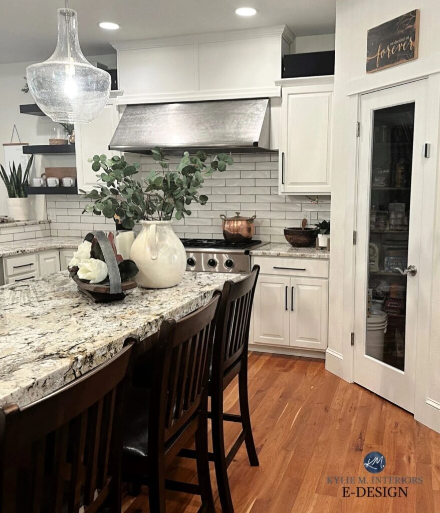 kitchen cabinets painted in alabaster