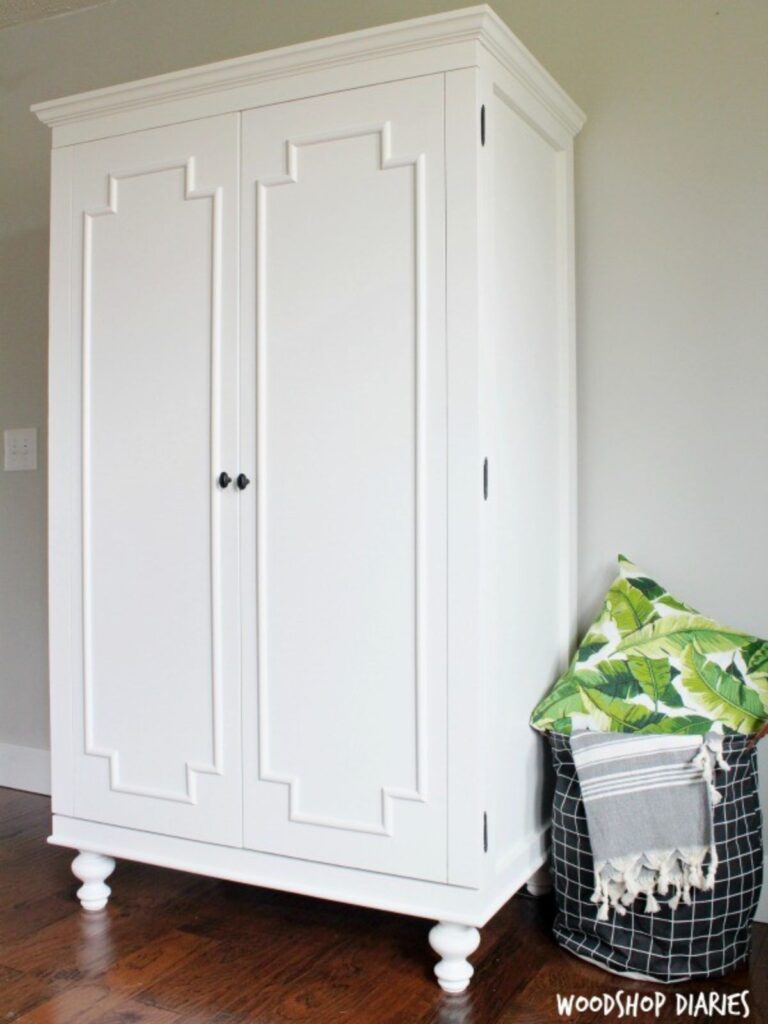 a dresser chest painted in alabaster