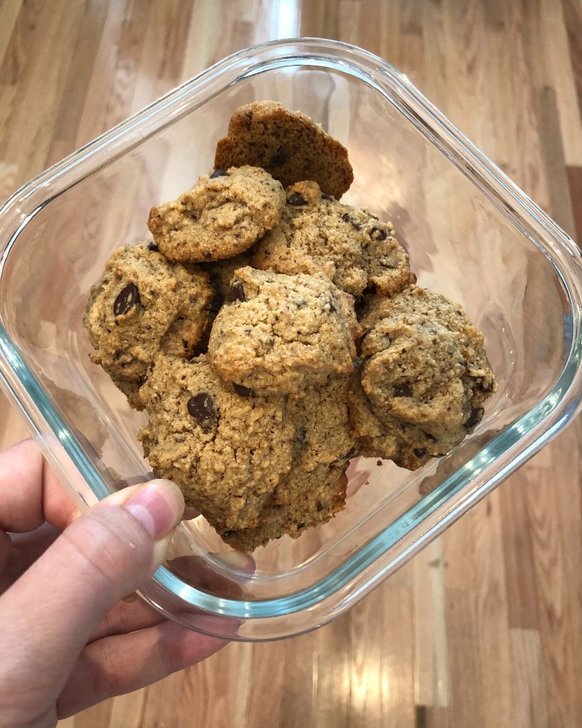 Almond Flour Healthy Chocolate Chip Cookies