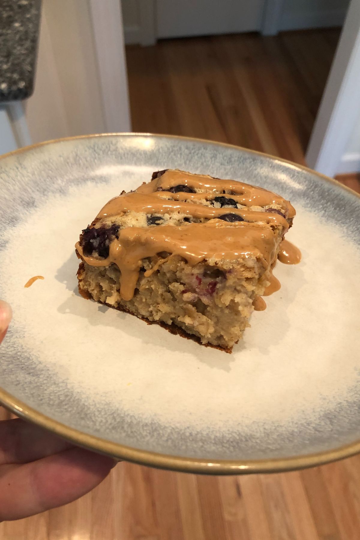 High Protein Peanut Butter Baked Oatmeal